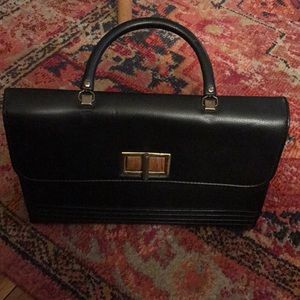 Vintage Black Leather bag